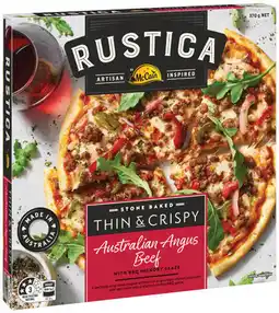 IGA Rustica by McCain Stone Baked Pizza 335‑460g Selected Varieties offer
