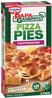 IGA Dr. Oetker Papa Giuseppi's Pizza Pies Selected Varieties offer