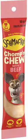 IGA Schmackos Chomp n Chew with Beef Large Dog Treats offer