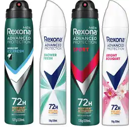IGA Rexona Advanced Protection 72hr Antiperspirant Spray Selected Varieties offer