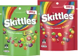IGA Skittles Share‑200g Selected Varieties offer