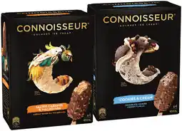 IGA Connoisseur Gourmet Ice Cream 4 Pack or Mini 6 Pack Selected Varieties offer