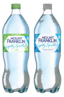 IGA Mount Franklin Lightly Sparkling Water Selected Varieties offer