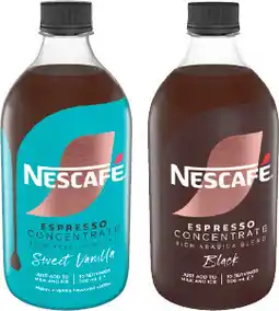 IGA Nescafé Espresso Concentrate Selected Varieties offer