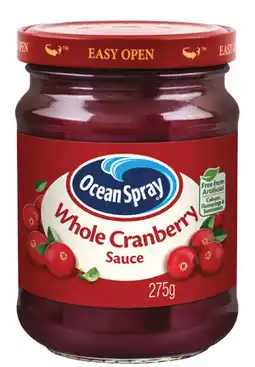 IGA Ocean Spray Cranberry Sauce Selected Varieties offer