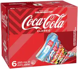 IGA Coca-Cola, Fanta or Sprite Mini 6x250mL Selected Varieties offer