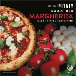 IGA Destination Italy Woodfired Pizza 380‑411g Selected Varieties offer