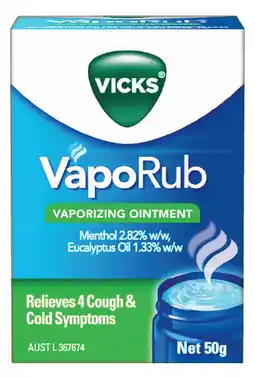 IGA Vicks VapoRub Original Vaporizing Ointment offer