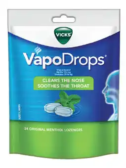 IGA Vicks VapoDrops Selected Varieties offer