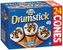 IGA Peters Drumstick or Summer Faves 24 Pack Selected Varieties offer