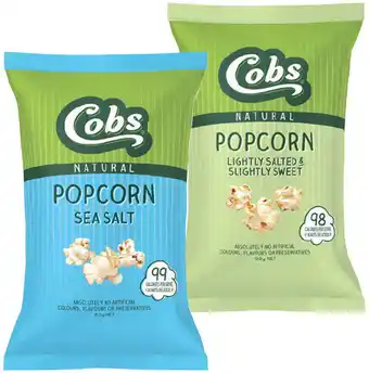 IGA Cobs Natural Popcorn Selected Varieties offer