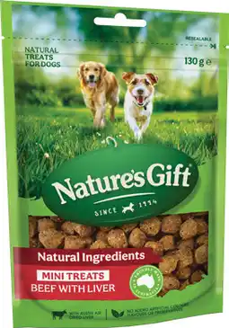 IGA Nature’s Gift Dog Mini Treats Selected Varieties offer