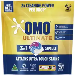 IGA OMO Ultimate Laundry Capsules Selected Varieties offer