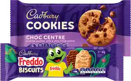 IGA Cadbury Freddo Milk Chocolate Biscuits 167g, Cookies 156g or Fingers 114g Selected Varieties offer