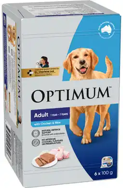 IGA Optimum Wet Dog Food Selected Varieties offer