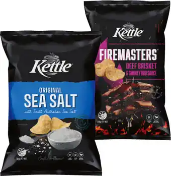 IGA Kettle Potato Chips 135‑165g Selected Varieties offer