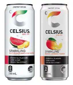 IGA Celsius Sparkling Energy Drink Selected Varieties offer