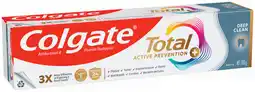 IGA Colgate Total Premium Toothpaste Selected Varieties offer