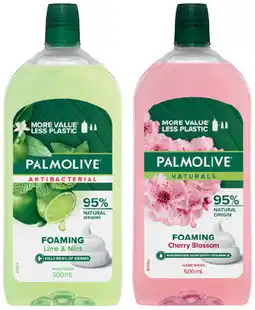 IGA Palmolive Foaming or Luminous Oils Hand Wash Refill 500mL Selected Varieties offer
