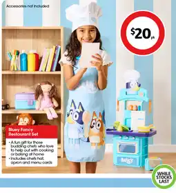 Coles Bluey Fancy Restaurant Set offer