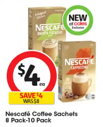 Coles Nescafé Coffee Sachets offer