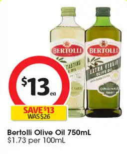 Coles Bertolli Olive Oil offer