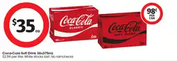 Coles Coca-Cola Soft Drink offer