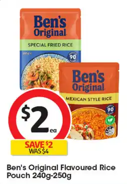 Coles Ben's Original Flavoured Rice Pouch offer