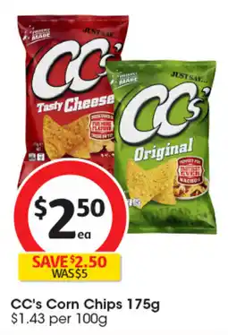 Coles CC's Corn Chips offer