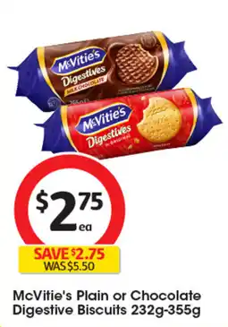 Coles McVitie's Digestive Biscuits offer