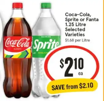 Coca-Cola, Sprite or Fanta Selected Varieties