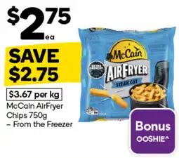 Woolworths McCain AirFryer Chips offer