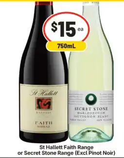 IGA St Hallett Faith Range or Secret Stone Range offer