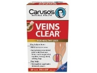 Chemist Warehouse Caruso’s Natural Health Veins Clear 60 Tablets offer