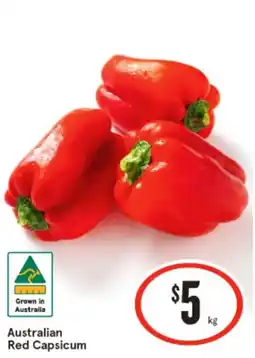 IGA Australian Red Capsicum offer