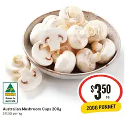 IGA Australian Mushroom Cups offer