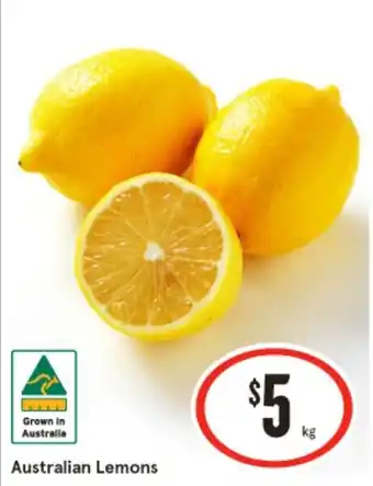 IGA Australian Lemons offer