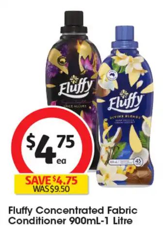 Coles Fluffy Concentrated Fabric Conditioner offer