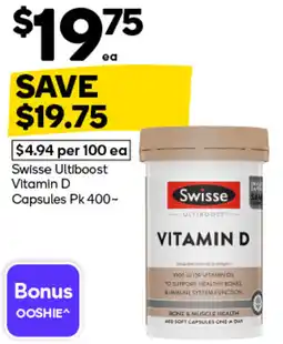 Woolworths Swisse Ultiboost Vitamin D offer