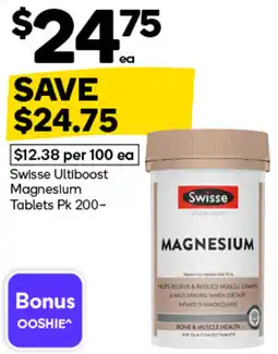 Woolworths Swisse Ultiboost Magnesium offer