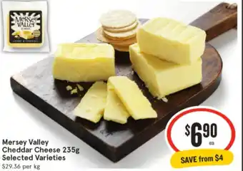 IGA Mersey Valley Cheddar Cheese offer