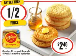 IGA Golden Crumpet Rounds offer