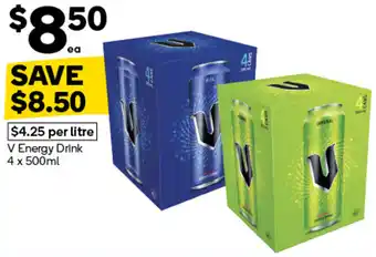 Woolworths V Energy Drink offer