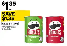 Woolworths Pringles Potato Chips offer