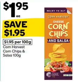 Woolworths Corn Harvest Cheese Corn Chips and Salsa offer