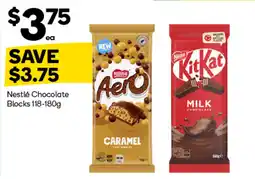 Woolworths Nestlé Chocolate Blocks offer