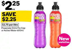 Woolworths Powerade Drink Flo Cap offer