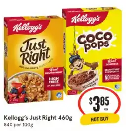IGA Kellogg's Just Right offer