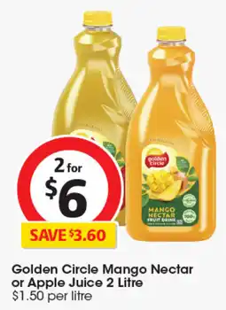 Coles Golden Circle Mango Nectar offer