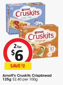 Coles Arnott's Cruskits Crispbread offer
